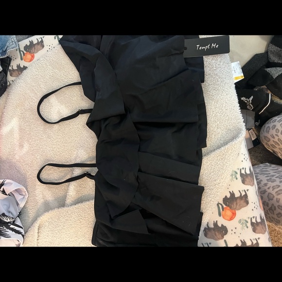 Black and White High Wasted 2 piece - Picture 3 of 6